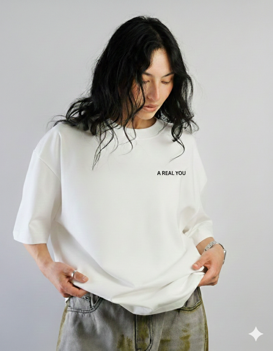 White Over Sized T-Shirt